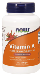 Vitamin A 25.000 IU 250 caps