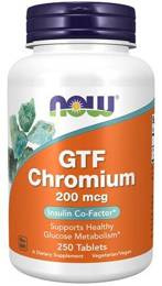 NowFoods GFT Chromium 200 mcg 250 tabs