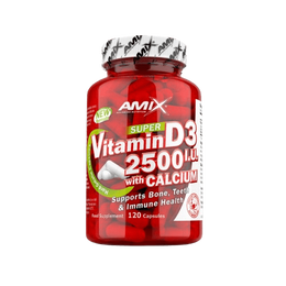 Amix Super Vitamin D3 2500I.U. with Calcium 120 caps
